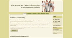 Desktop Screenshot of coopliving.info